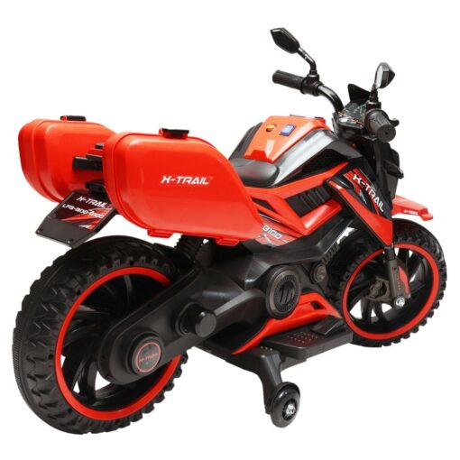 X-Trail Sports Electric Motor Bike 12v Rechargeable Battery Operated Motorcycle Ride on Bike-Ride on Kids- Kids to Drive Toy Bike Suitable for for Boys, Girls Age for 3-7 Years (Red | LFB-BDQ8100) - Image 15