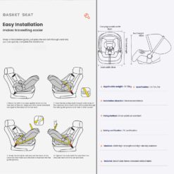 Baby CarryCot cum Baby Car Seat