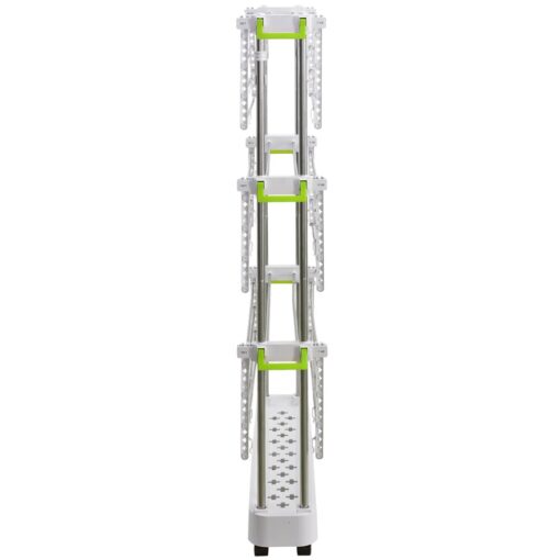 SND Home 3-Tier Collapsible Clothes Drying Rack with Casters, Stainless Steel Hanging Rods, Indoor & Outdoor Use - Image 8