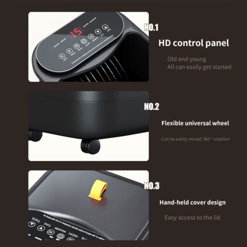 StarAndDaisy Electric Foot Massager with Temperature Control - Massage Roller Pedicure Foot Spa Tub for Stress Relief - Image 21