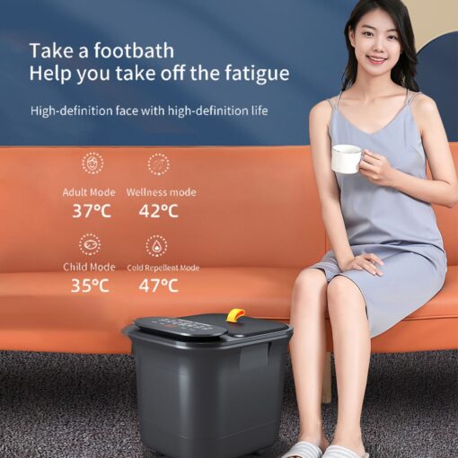 StarAndDaisy Electric Foot Massager with Temperature Control - Massage Roller Pedicure Foot Spa Tub for Stress Relief - Image 8
