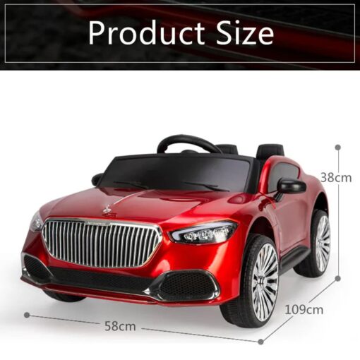 Ride-On Car For Kids With Parental Control | Classic Lights And Sound Effects (Red | LFC-1366RR) - Image 12