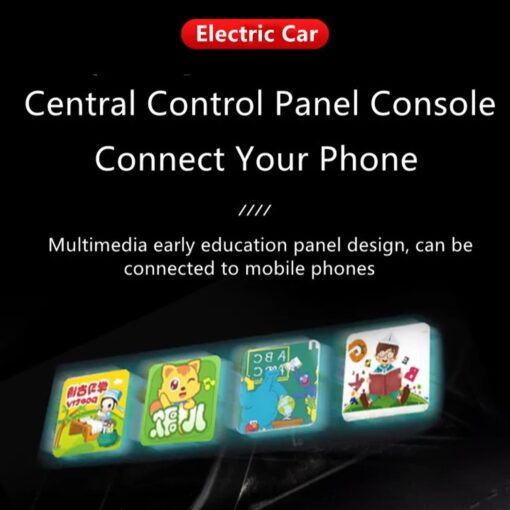 Ride-On Car For Kids With Parental Control | Classic Lights And Sound Effects (Red | LFC-1366RR) - Image 5