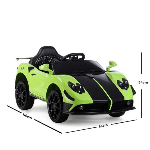 Battery Operated Ride On Car with Music & Lights (Green | LFC-BDQ1589) - Image 7