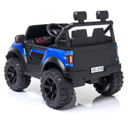 StarAndDaisy Kids SUV Jeep with Bluetooth & Music - Rechargeable Electric Battery Operated Jeep for Kids - Blue, LFC-J21B-P - Image 4