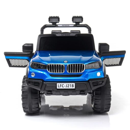 StarAndDaisy Kids SUV Jeep with Bluetooth & Music - Rechargeable Electric Battery Operated Jeep for Kids - Blue, LFC-J21B-P - Image 6