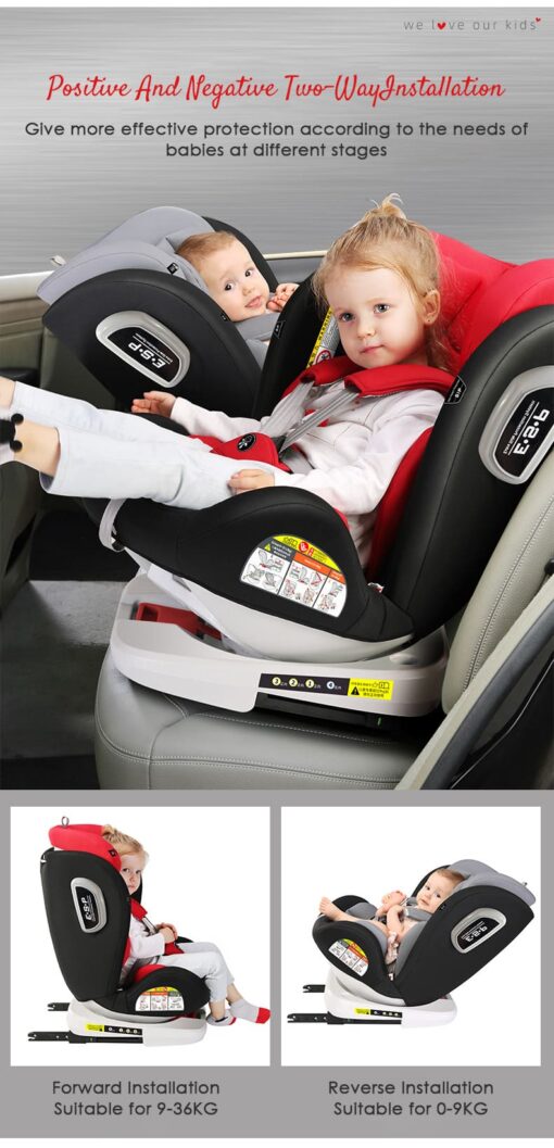 Baby Car Seat (Luxury Orange) - Image 12