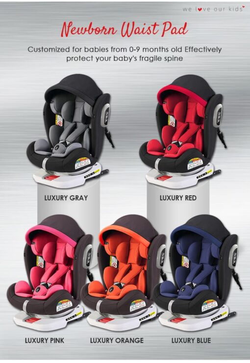 Baby Car Seat (Luxury Orange) - Image 24