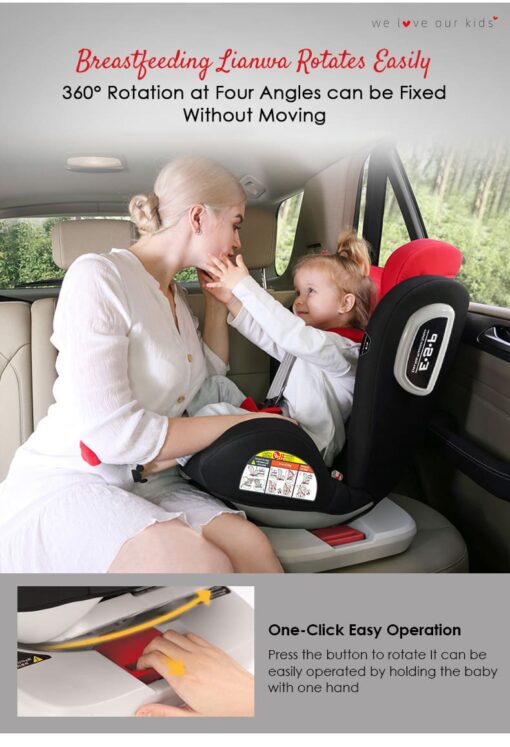 Baby Car Seat (Luxury Orange) - Image 4