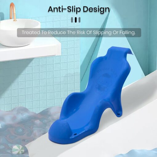 StarAndDaisy Smart Clean, Super Comfortable Baby Bather with Anti Slip - Baby Bath Tub for Newborn/Infants for 0-9 Months Baby (Blue) - Image 2