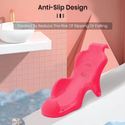 StarAndDaisy Smart Clean, Super Comfortable Baby Bather with Anti Slip - Baby Bath Tub for Newborn/Infants for 0-9 Months Baby (Pink) - Image 2