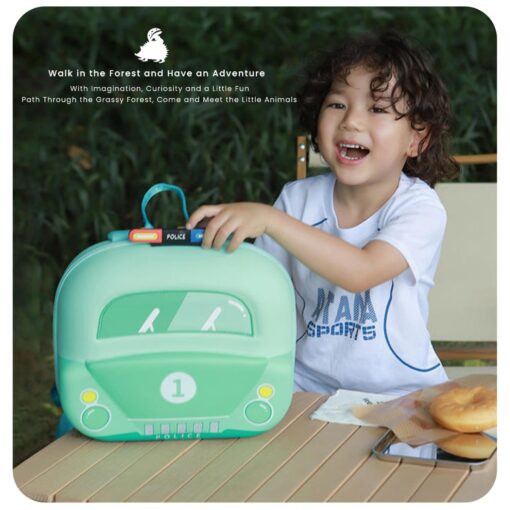 StarAndDaisy Police Joyride Kids Backpack (Orange) - Image 6