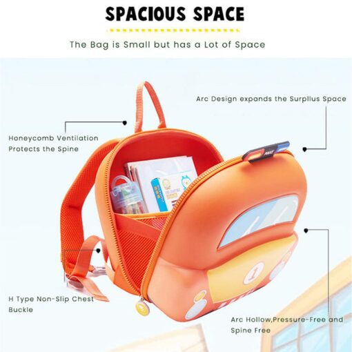 StarAndDaisy Police Joyride Kids Backpack (Orange) - Image 8