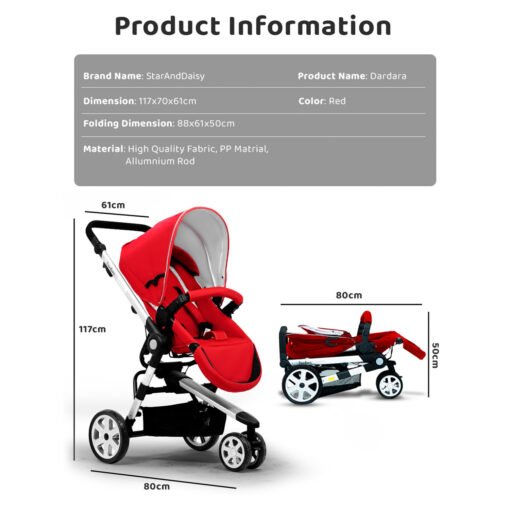 Sleek and Stylish Best Stroller for Baby in India