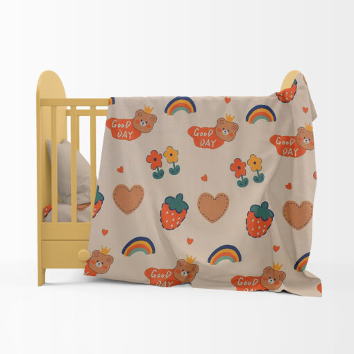 StarAndDaisy Baby Soft Breathable Cotton Crib Sheet - Mattress Sheets Set for Infants, Assorted Print, Pack Of 1 - W-127cm H-178cm - Image 9