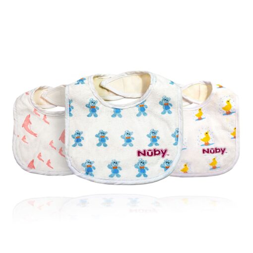 Best Feeding Bibs for Baby & Toddlers, Infant Apron, Waterproof, Spill Resistant Bibs Pocket-Friendly (pack of 3)