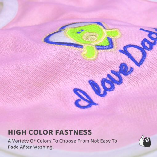 Best Bibs for Newborns, Water Proof Baby Apron with Spill Resistant Feeding Burp Cloth (pack of 8) - Image 12