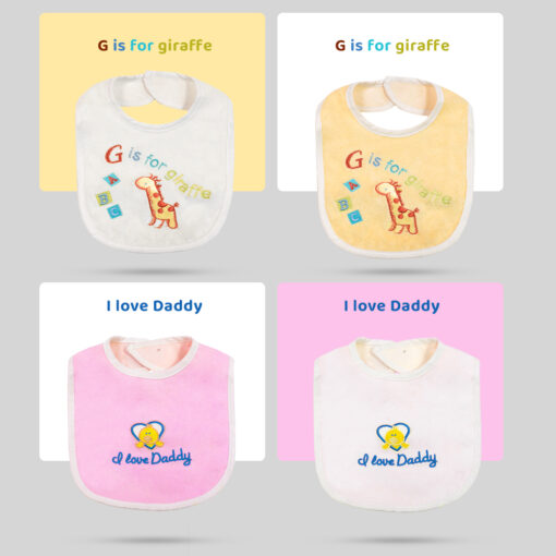 Best Bibs for Newborns, Water Proof Baby Apron with Spill Resistant Feeding Burp Cloth (pack of 8) - Image 8