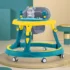 StarAndDaisy Multifunctional Intelligent Early Education Baby Walker with Toy tray (Blue & Yellow)