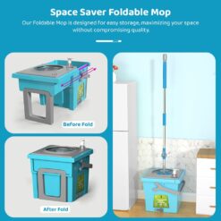 Spin Mop Tranformer-Blue-Grey