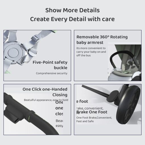 Baby Stroller Black