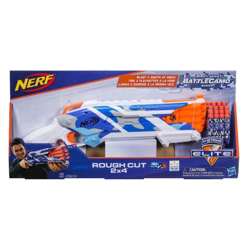 Nerf N-Strike Elite Battle Camo Series Rough Cut 2x4 for Kids & Toddler, Kids Ages 8 and up - Image 2