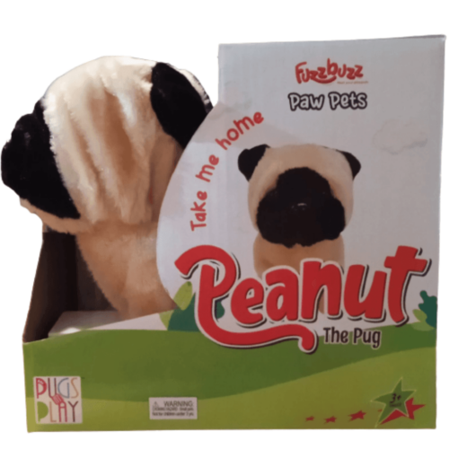 Fuzzbuzz Paw Pets Peanut the Pug