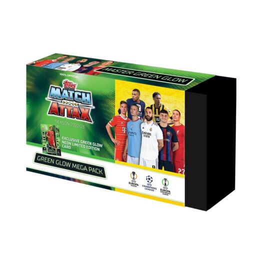Topps Match Attax 2022-23, Blue Burst Mega Pack with Exclusive Neon Erling Haaland Card - Image 6
