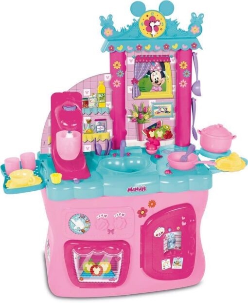 Imc Toys Minnine Kitchen - Ceramic Minnie Kitchen Set for Girls (Pink)