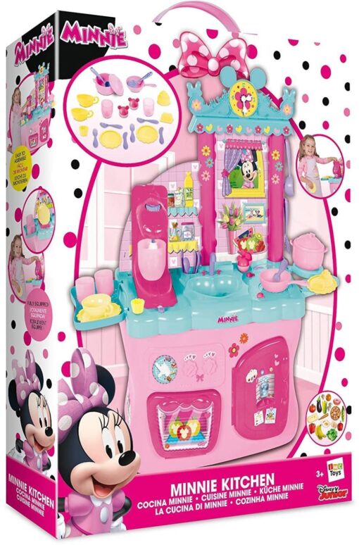 Imc Toys Minnine Kitchen - Ceramic Minnie Kitchen Set for Girls (Pink) - Image 3