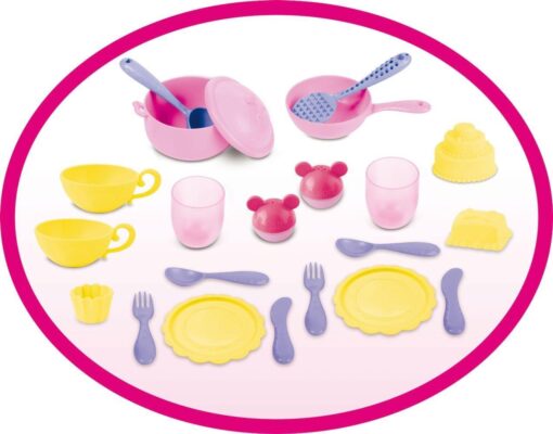 Imc Toys Minnine Kitchen - Ceramic Minnie Kitchen Set for Girls (Pink) - Image 5