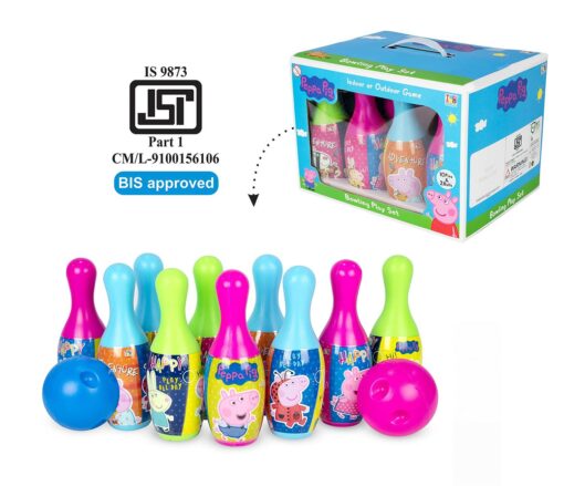 Itoys House Bowling Game for Kids - 6 Big Pin and 2 Big Ball Indoor & Outdoor Fun Games - Early Development Activity Toys - Image 2
