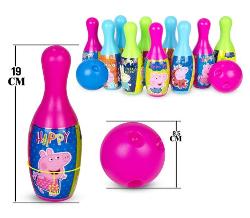 Itoys House Bowling Game for Kids - 6 Big Pin and 2 Big Ball Indoor & Outdoor Fun Games - Early Development Activity Toys - Image 3