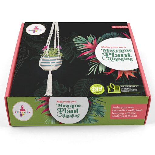 Kalakaram Macrame Plant Hanger Kit