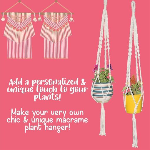 Kalakaram Macrame Plant Hanger Kit - Image 3