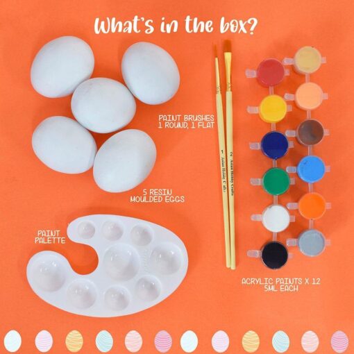 Kalakaram Resin Egg Painting Kit - Image 2