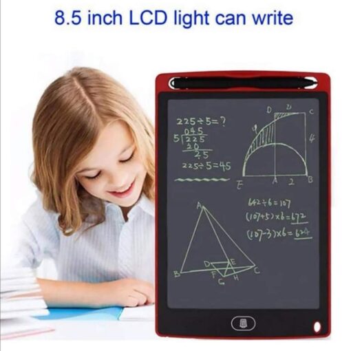 Lcd Writing Tablet, 8.5 inches Electronic Writing Board Doodle Board for Kids at Home, School and Office, Learning Educational Toy for Age 3-8 Year, Digital Notepad with Pen Handwriting Pad, Paperless Graphic Tablet for Kids & Toddlers - Image 6