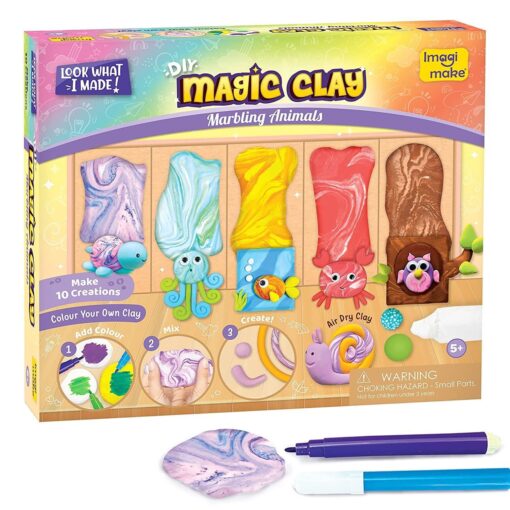 Magic Clay Marbling Animals