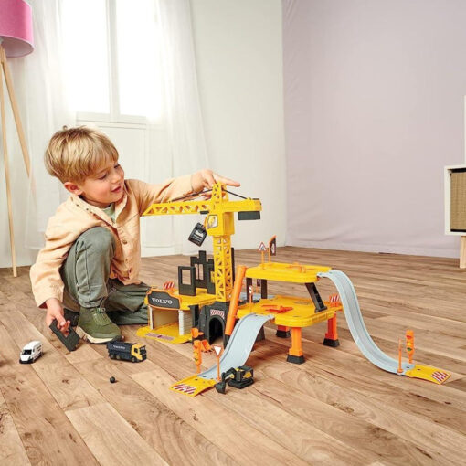 Majorette Volvo Construction Playset With 5 Vehicles - Image 6