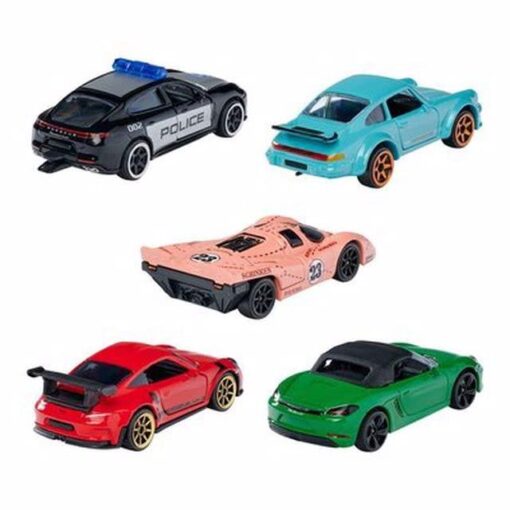 Majorette 1:64 Porsche Edition 5-Pack Die-cast Cars Giftpack, Toys for Kids and Adults (Multicolor) - Image 2