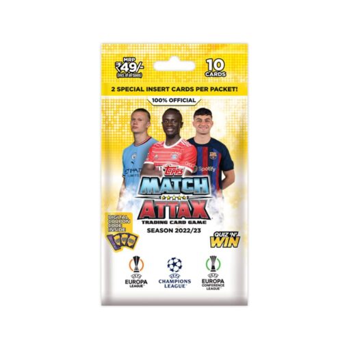 Topps Match Attax Trending Card Game for Football Enthusiasts Season 2022/23, Best Card Game for Kids & Adults
