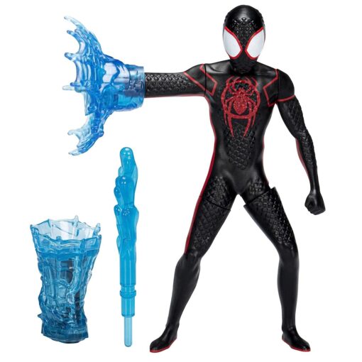 Marvel Spiderman - Across The Spider-Verse Web Spinning Miles Morales Toy, 6-Inch-Scale Deluxe Action Figure, Toys for Kids Ages 4 and Up