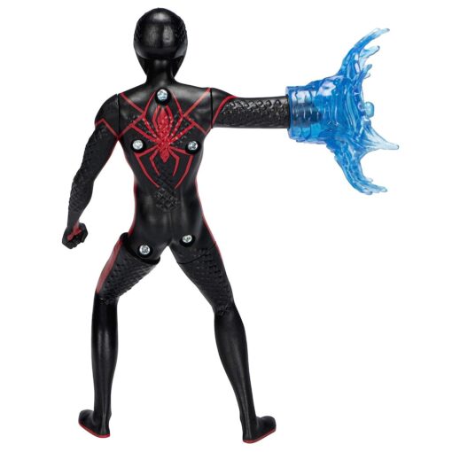 Marvel Spiderman - Across The Spider-Verse Web Spinning Miles Morales Toy, 6-Inch-Scale Deluxe Action Figure, Toys for Kids Ages 4 and Up - Image 3