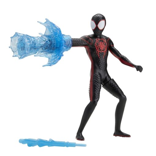 Marvel Spiderman - Across The Spider-Verse Web Spinning Miles Morales Toy, 6-Inch-Scale Deluxe Action Figure, Toys for Kids Ages 4 and Up - Image 4