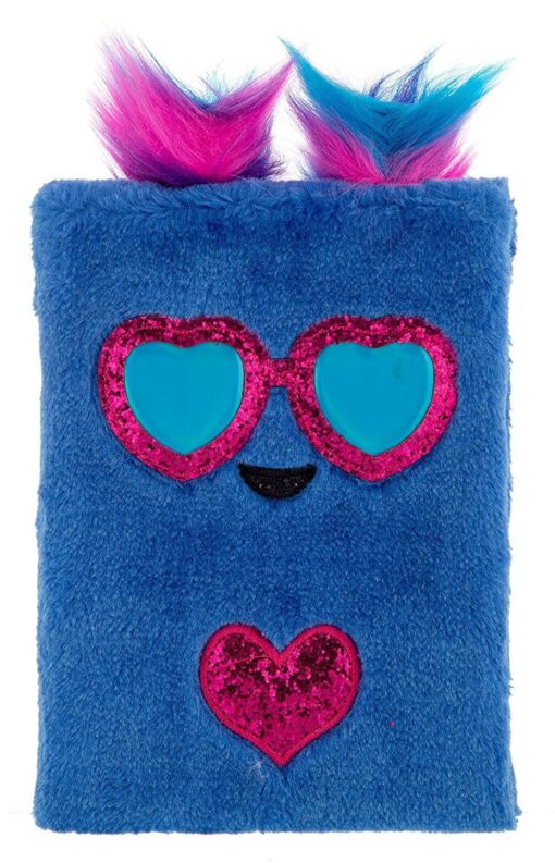 Mirada Blue Owl Plush Notebook
