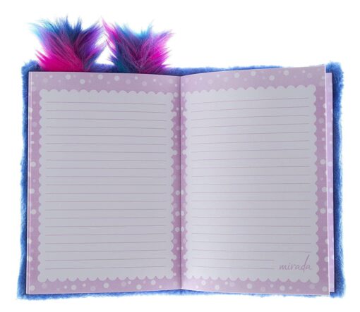 Mirada Blue Owl Plush Notebook - Image 4