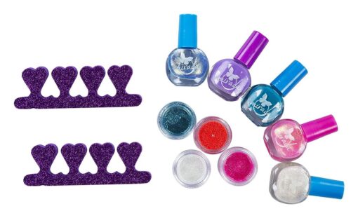 Mirada - Manicure Magic Party kit Beauty Salon, Different Colored Attractive Cute Nail Art Kit for Girls, Manicure Magic Party Set Instant Madi-Padi at home for Girls - Image 4