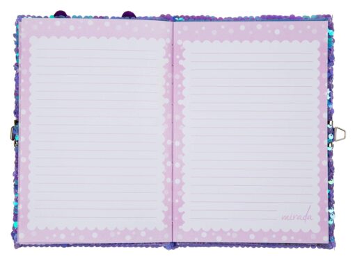 Mirada Owl Flip Sequin Notebook - Image 3