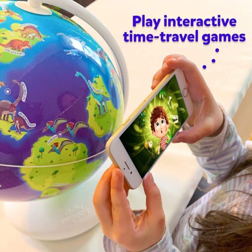 PlayShifu Orboot Dinos - 50 Dinosaurs, 500 Facts, Prehistoric Globe, Educational Toy for Kids, Orboot Dinos (Globe + App) - Image 5