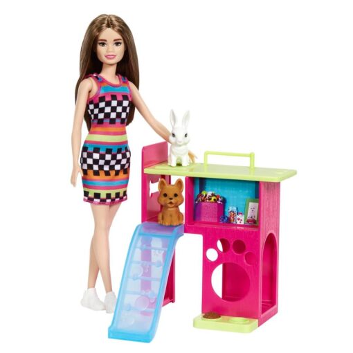 Barbie Doll & Pet Playset HGM62
